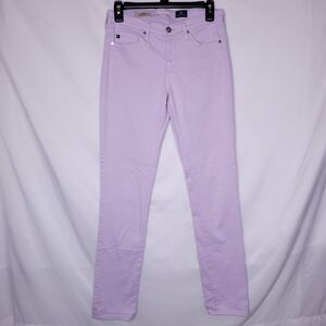 Adriano Goldschmied Jeans Womens 26R Lilac The Prima Mid Rise Cigarette